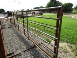 NEW 24FT HEAVY DUTY SELF STANDING PANELS W/12FT SWING GATE