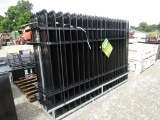 (22) NEW 7FT X 10FT WROUGHT IRON FENC PANELS - ALL ONE PRICE