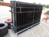 (22) NEW 7FT X 10FT WROUGHT IRON FENC PANELS - ALL ONE PRICE