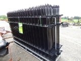 (22) NEW 7FT X 10FT WROUGHT IRON FENCE PANELS - ALL ONE PRICE