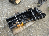 NEW 8PC MINI EXCAVATOR ATTCH SET