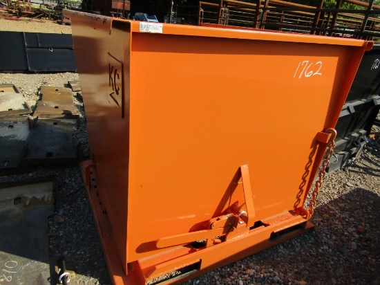 NEW 2 YARD KC FORKLIFT DUMPER