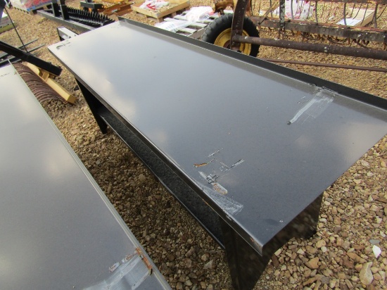 NEW 90'' KC METAL TABLE