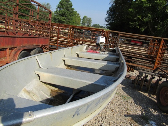Alumacraft Boat W/ Trailer And Title