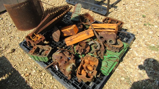 PALLET OF MISC TRACTOR PARTS