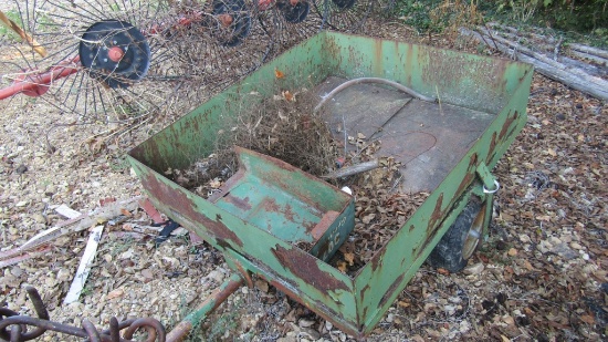 METAL LAWN CART
