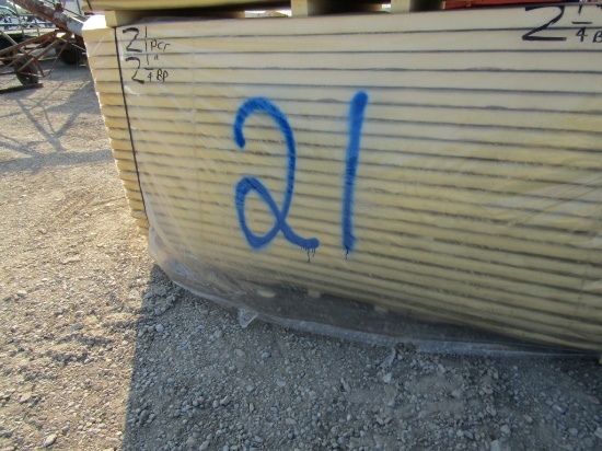 APPROX (21) 2 1/4'' POLY ISO 4X8 INSULATION