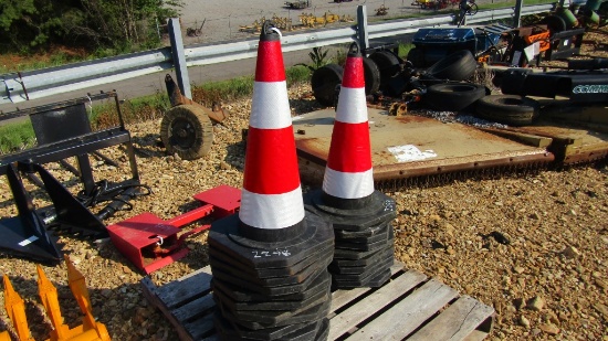 APPROX (23) NEW SAFETY CONES - ALL ONE PRICE