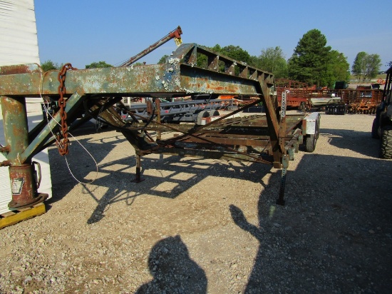 TRIPLE AXLE GOOSENECK TRAILER - NO TITLE