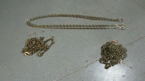 (3) NEW 20FT 5/16'' GRADE 80 CHAINS - 3X TIMES THE PRICE