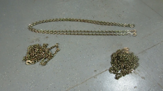 (3) NEW 20FT 5/16'' GRADE 80 CHAINS - 3X TIMES THE PRICE
