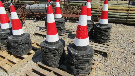 APPROX (25) SAFETY CONES - ALL ONE PRICE