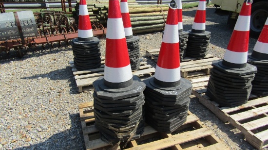 APPROX (25) SAFETY CONES - ALL ONE PRICE