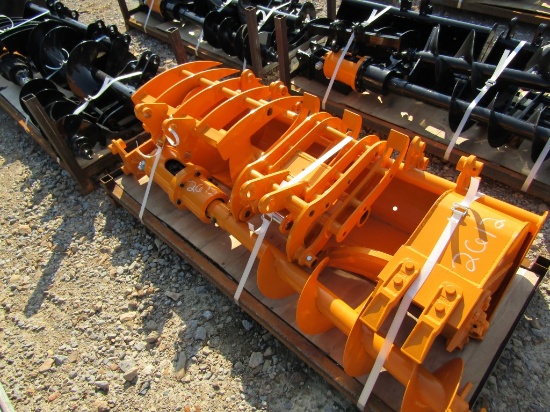 (8) NEW FUTURE CAT 301 MINI EXCAVATOR ATTACHMENTS