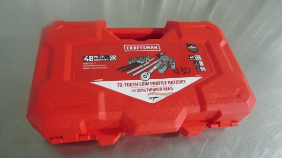 NEW 48PC CRAFTSMAN 1/4'' SAE/METRIC TOOL SET