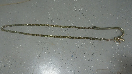 NEW J-HOOK W/ 10FT CHAIN
