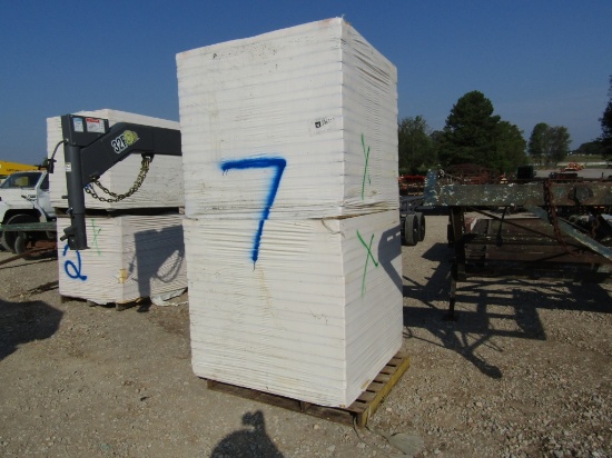APPROX (36) 2''-3'' POLY ISO 4X4 INSULATION