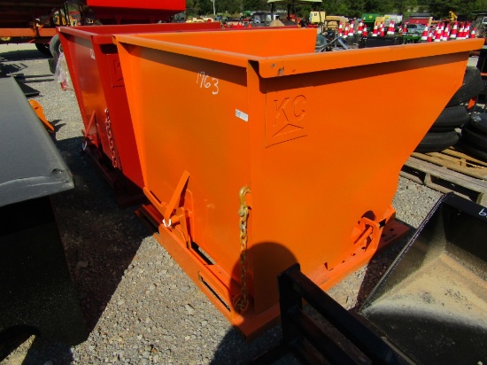 NEW 2 YARD KC FORLIFT DUMPER