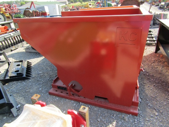NEW 2 YARD KC FORLIFT DUMPER