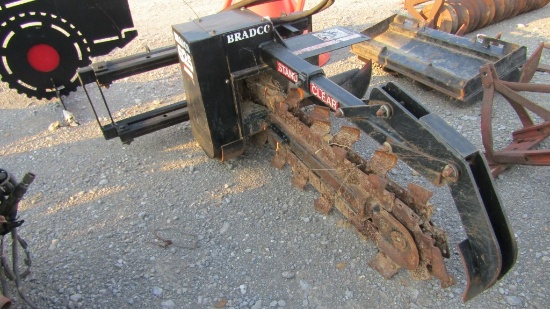 625 BRADCO SKID STEER TRENCHER