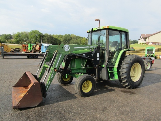 6300 JOHN DEERE TRACTOR W/ CAB AND LOADER