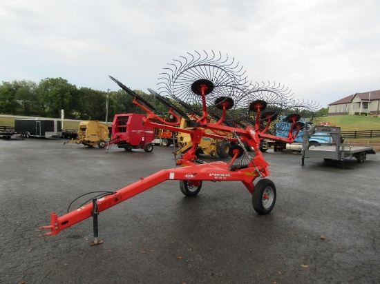 SR112GI KUHN 12 WHEEL SPEED RAKE W/ KICKER WHEEL