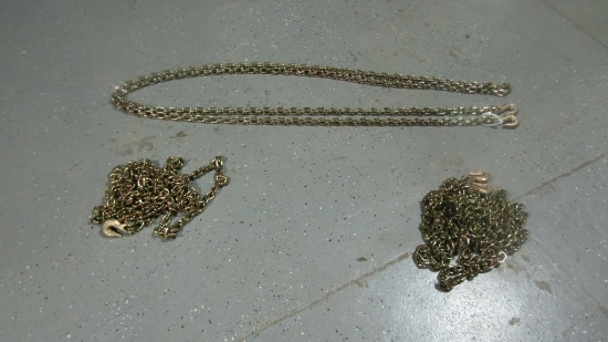 (3) New 20ft 5/16'' Grade 80 Chains - 3x Times The Price