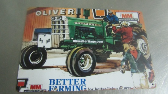 OLIVER METAL SIGN