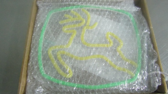 Neon John Deere Sign