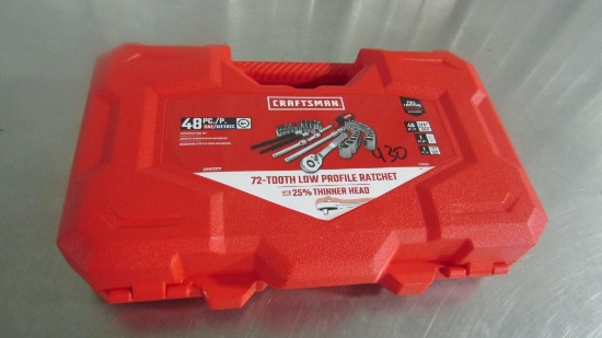 New 48pc Craftsman 1/4'' Sae/Metric Tool Set