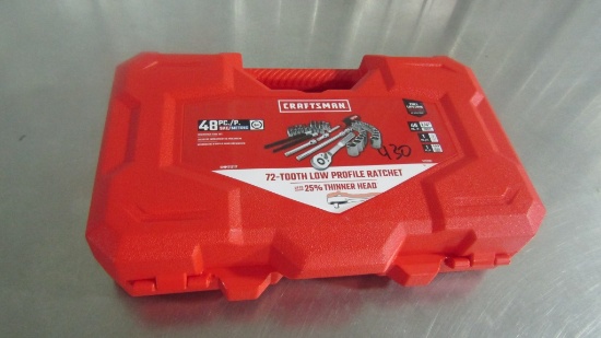 NEW 48PC CRAFTSMAN 1/4'' SAE/METRIC TOOL SET