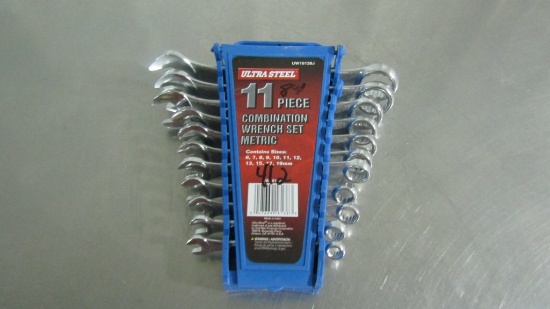 New 11pc Combination Wrench Set