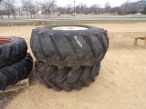 USED BF GOODRICH 23.1-26 TIRES ON RIMS