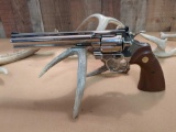 COLT PYTHON TARGET NICKEL .38 SPECIAL (.357 MAG) REVOLVER