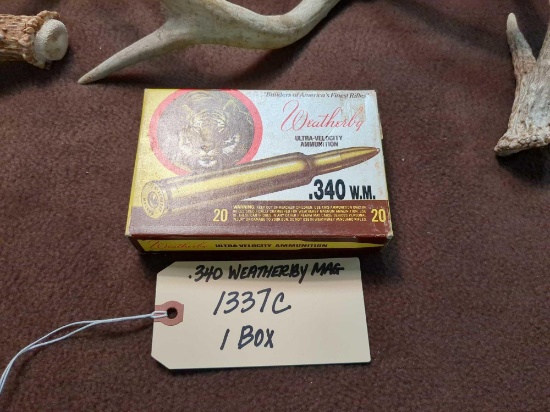 WEATHERBY MAG .340 AMMUNITION