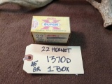 WESTERN SUPER X 22 HORNET AMMUNITION