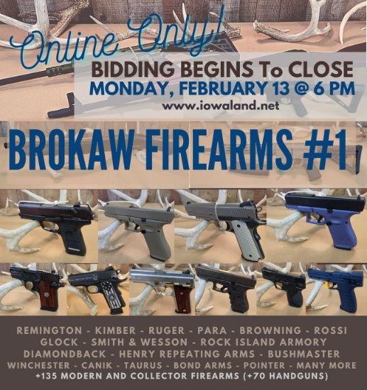 Brokaw Firearms Gun Auction #1