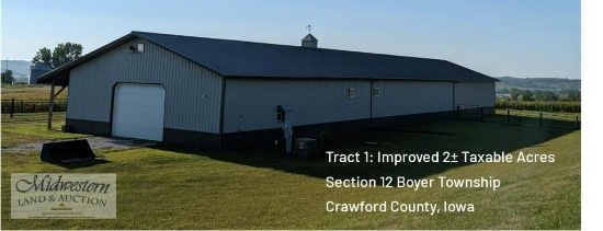 TRACT 1 - Improved 2+/- Acres