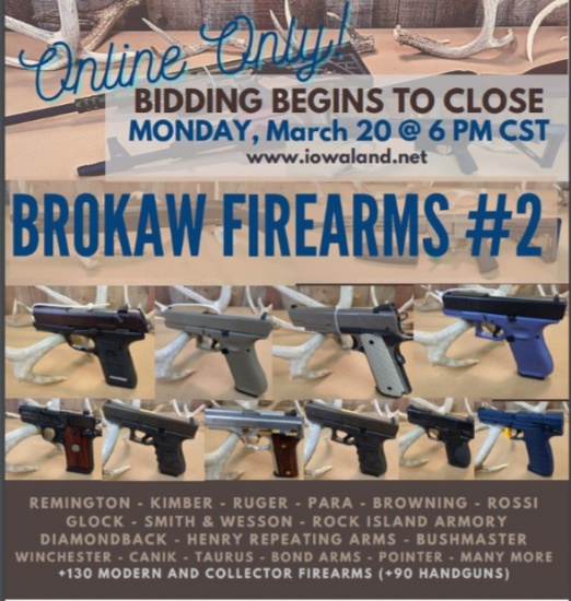 Brokaw Firearms Gun Auction #2