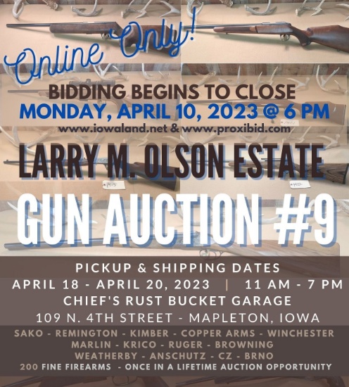 Larry Olson Estate Gun Auction #9