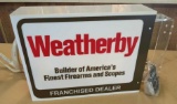 WEATHERBY FRANCHISED DEALER SIGN