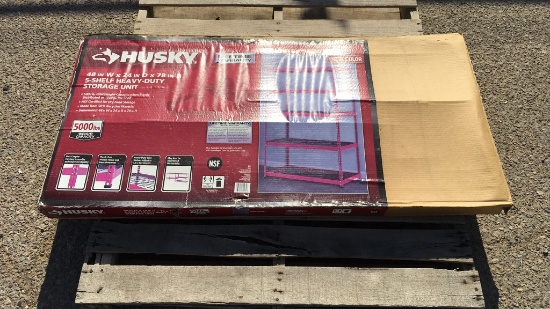 Husky 48" Red / Blk Storage Rack