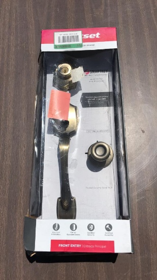 Kwikset Brass Door Lock Set