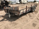 2006 Double A 20FT Flatbed Utility Trailer