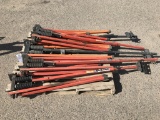 Pallet of Construction Road Sign Tripod Stands