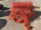 Pallet of Construction Barrier Caution Netting