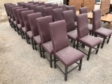 (9)pcs of Dinning Room Padded Chairs