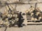 (5)pcs of Hanging Rod Iron Chandeliers
