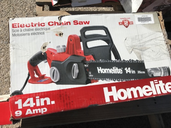 14" Homelite Electric Chainsaw