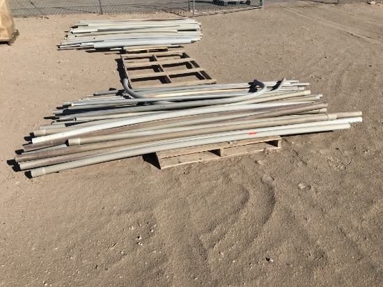 (2) Pallets of Assorted PVC Piping